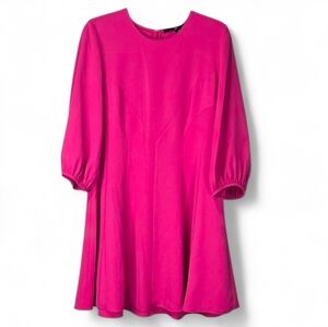 JayGodfrey Pink Puff Sleeve Dress Size 12